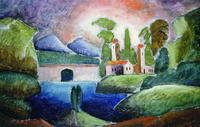 Landscape with Towers