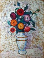 Still Life with Dahlias