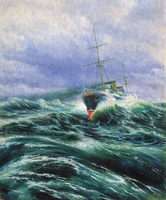 Stormy seas