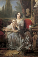 Maria Duquesa di Galliera with her son Filippo