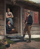 Conversation by the Door