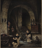 Monks in the Wine Cellar