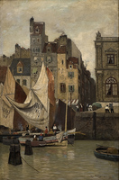 High tide, Le Havre