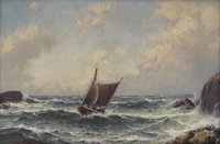 Boat between the Rocks