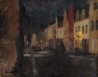 Street in Dieppe, Night