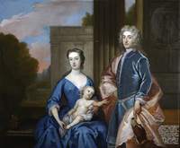 Thomas Hesketh, His Wife Martha St Amand, and a Son