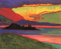 Sunset over Staffelsee