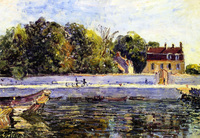 Saint-Mammes - House on the Canal du Loing
