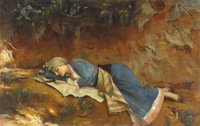 Resting Greek Girl