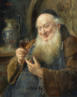 Monk with a Wine Glass