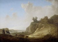 Mountainous Landscape with the Ruins of a Castle