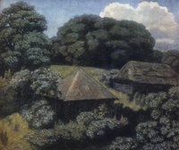 Summer Landscape with Houses
