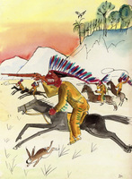Picture Book for 'Muggeli' 15 (Attacking Indians)
