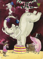 Picture Book for 'Muggeli' 09 (Circus with Performing Elephant)