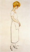 Portrait of a Woman in Profile
