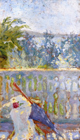 Balcony and Umbrella