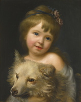 Girl with Dog