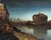 View of the Tiber and Castel Sant'Angelo