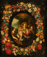 Antwerpen Madonna and Child in the Garland
