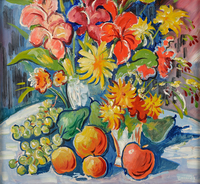 Still Life with Flowers and Fruit