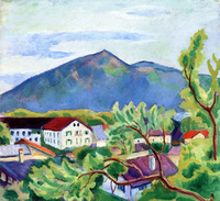 Spring Landscape in Tegernsee