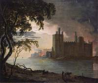 Caernarvon Castle by Moonlight