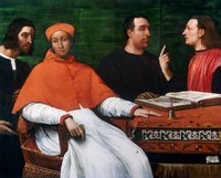 Cardinal Bandinello Sauli, His Secretary and Two Geographers