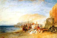 Hastings, Fish Market on the Sands, Early Morning