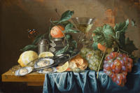 Still Life with Oysters and Grapes