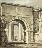 Portico Before St. Peters