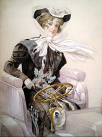 Woman in a Car