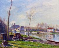 Construction Site at Matrat, Moret-sur-Loing