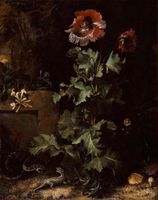 Still Life with Snake and Lizard