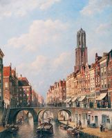 View on the Oudegracht, Utrecht