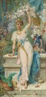 Young Woman in a Garden