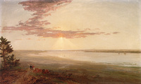 Sunset on a River Inlet