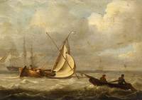 Fishing Boats in a Breeze