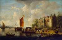 Castle on a River Bank