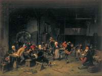 Peasants Dancing in a Tavern