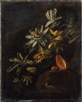 Still Life with Passion Flowers