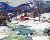 Vermont Winter Landscape