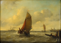 Returning from fishing