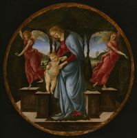 Virgin and Child with Two Angels