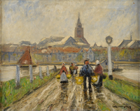 Dutch city view