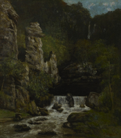Landscape with Waterfall