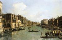 Grand Canal from the Campo Santa Sofia towards the Rialto Bridge