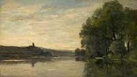 Chateau Gaillard, the Seine at Roche Guyon