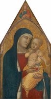 Madonna and Child with Saint Mary Magdalene and Saint Catherine (middle panel)