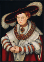 Portrait of Magdalena of Saxony, Wife of Elector Joachim II of Brandenburg