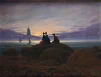 Moonrise over the Sea